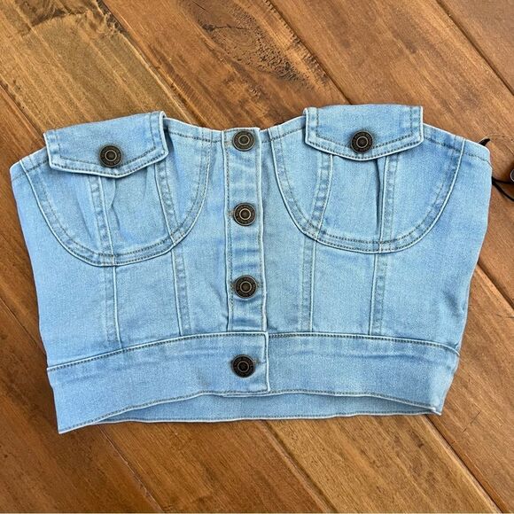 Haute Monde Tops - Denim top